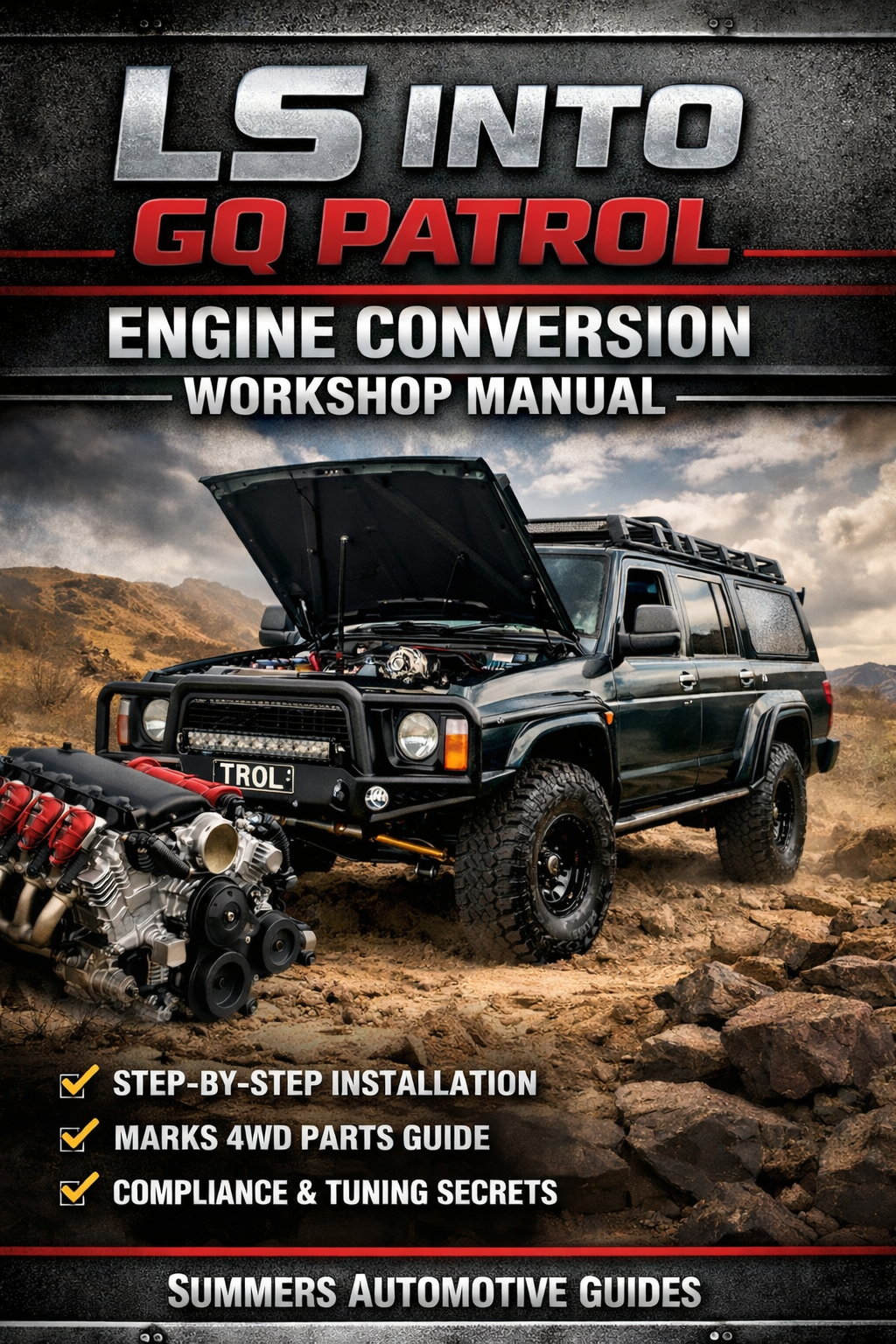 LS Patrol Swap Bundle GU+GQ 2 manuals - PDF