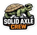 Solid Axel Crew Turtle Sticker