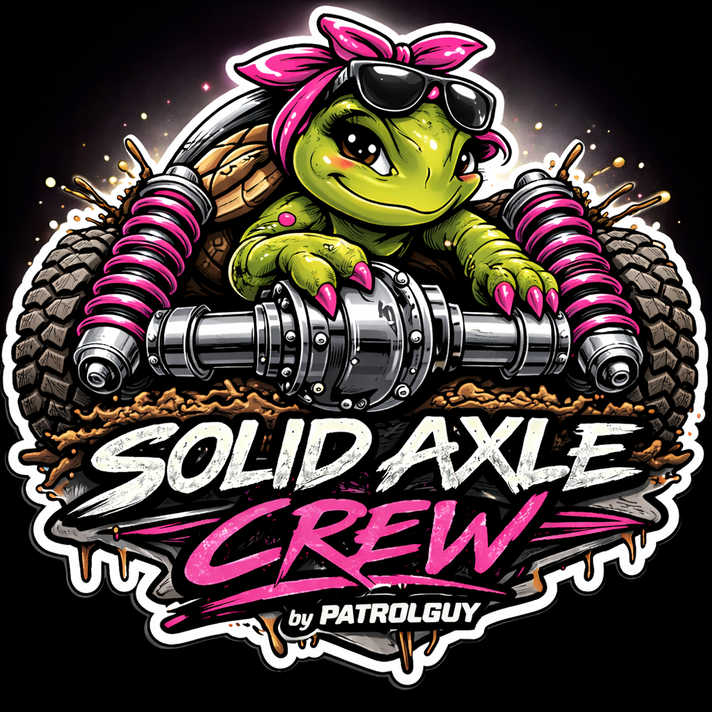 Solid Axle Crew – Pink Turtle Edition Sticker